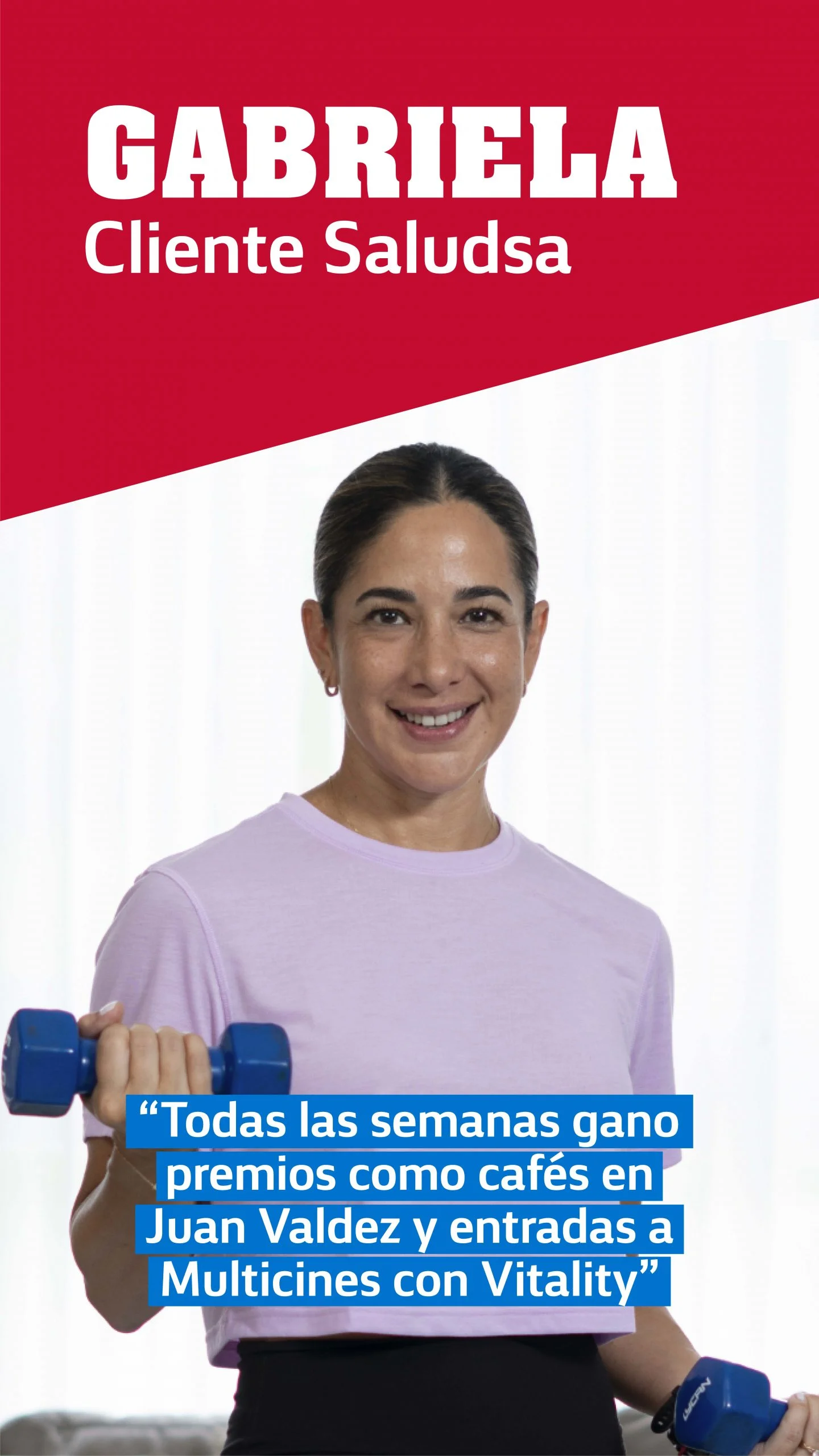 Testimonios Ganadores Vitality - Gabriela